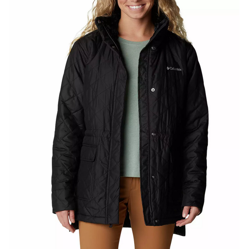 Columbia Women Parka Copper Crest Black Size S